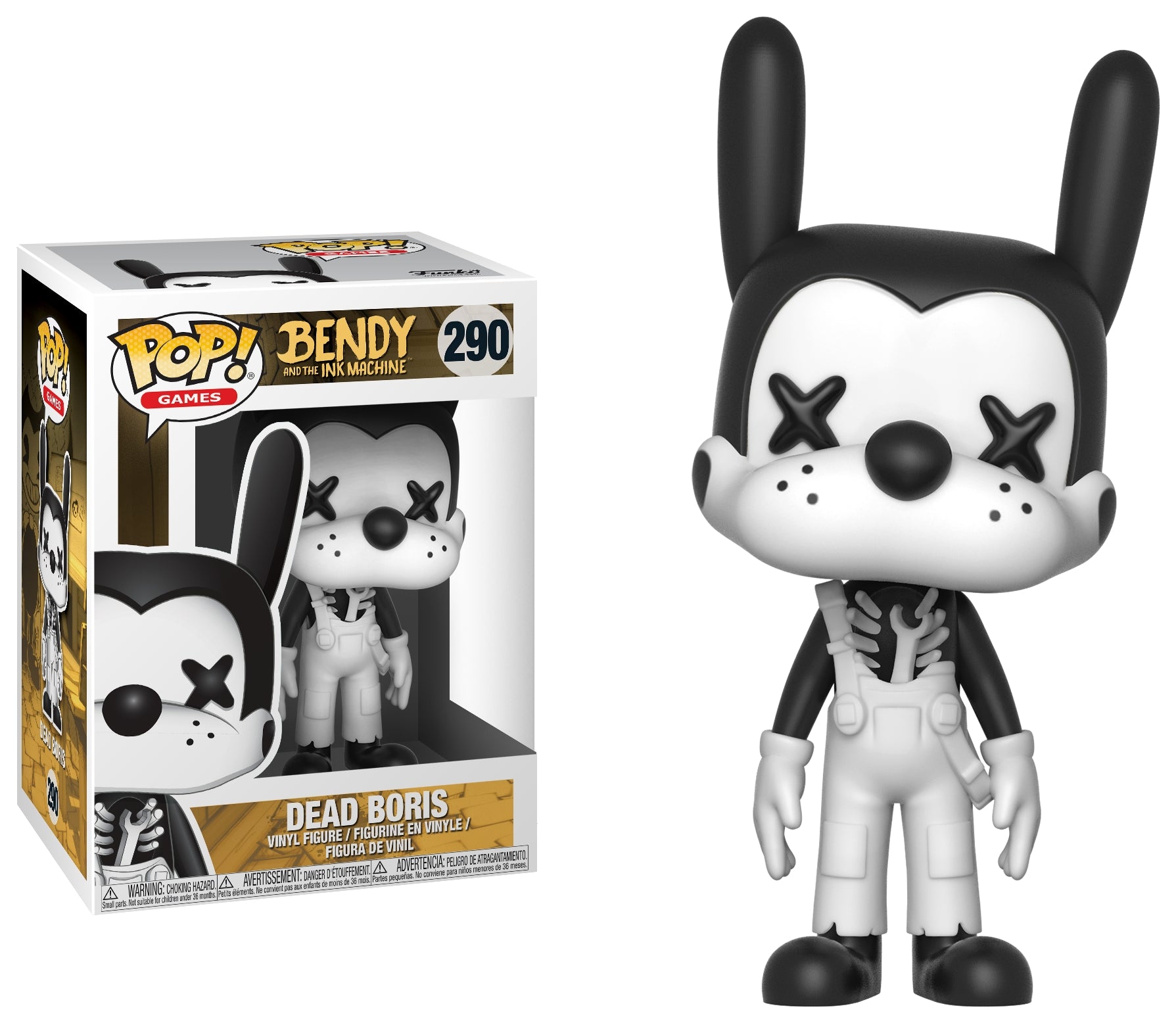 Bendy and the Ink Machine: Dead Boris (290) [POP!] - Funko Sealed