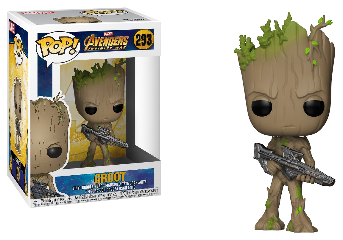 Avengers: Infinity War: Groot (Bobble-Head) (293) [POP!] - Funko Sealed
