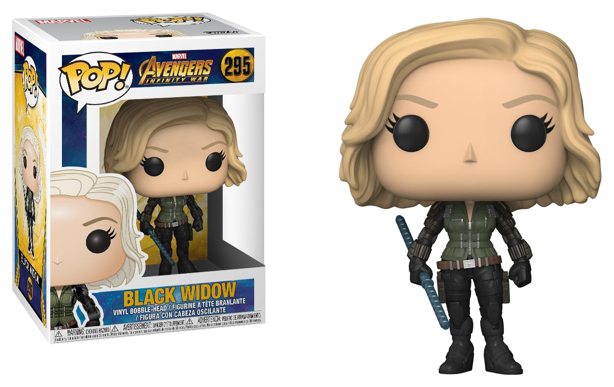 Avengers: Infinity War: Black Widow (Bobble-Head) (295) [POP!] - Funko Sealed