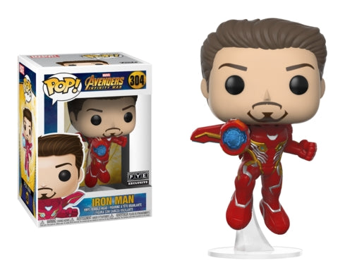 Avengers: Infinity War: Iron Man (Unmasked) (Bobble-Head) (FYE Exclusive) (304) [POP!] - Funko Sealed