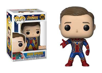 Avengers: Infinity War: Iron Spider (Unmasked) (Bobble-Head) (BoxLunch Exclusive) (305) [POP!] - Funko Sealed