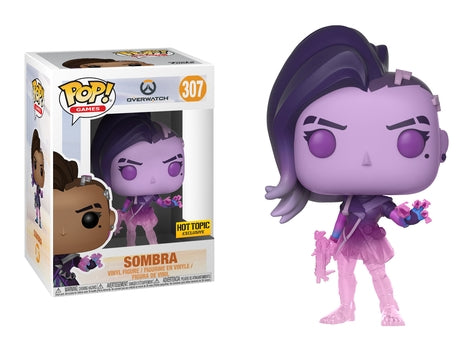 Overwatch: Sombra (Translucent) (Hot Topic Exclusive) (307) [POP!] - Funko Sealed