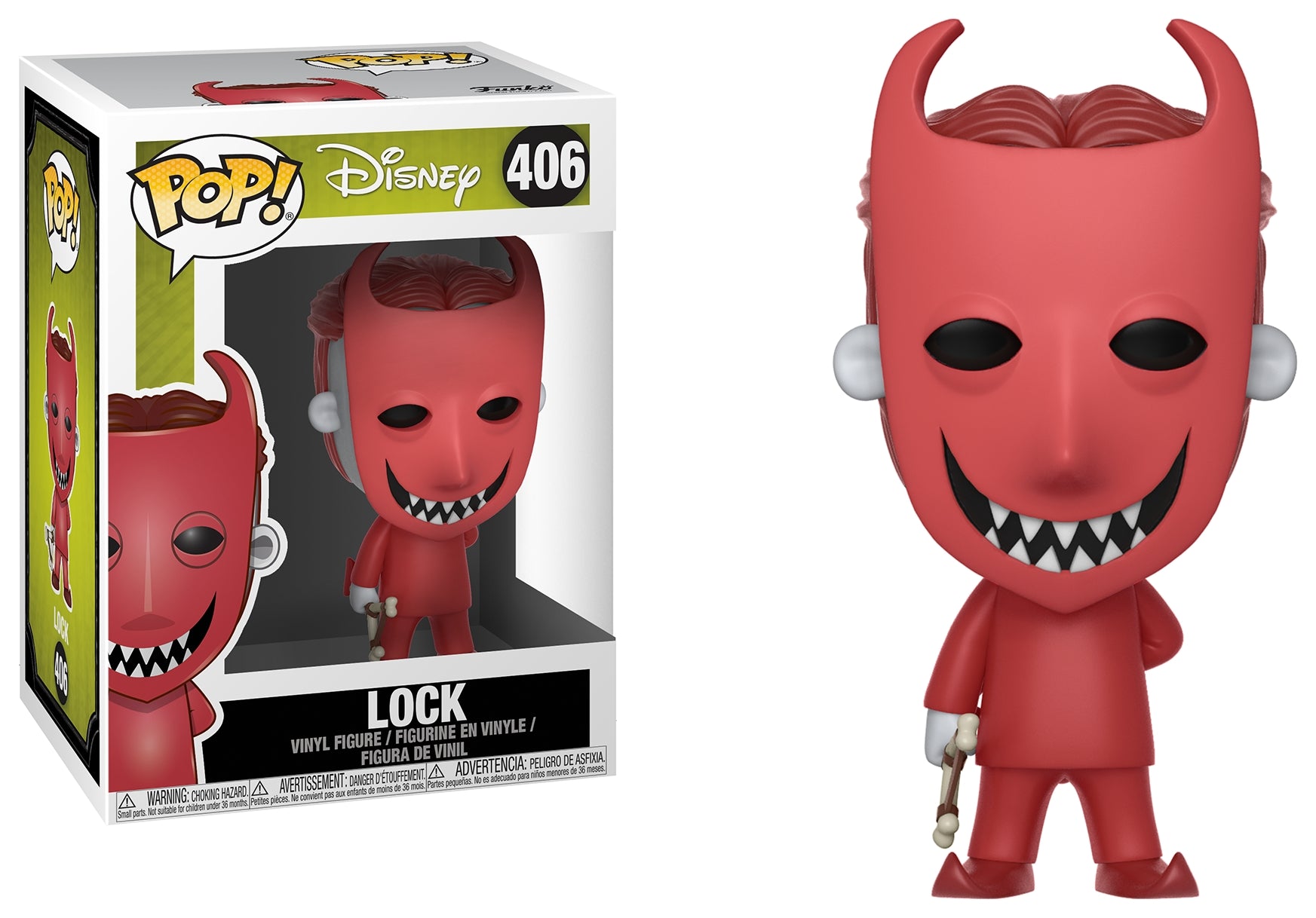 The Nightmare Before Christmas: Lock (406) [POP!] - Funko Sealed