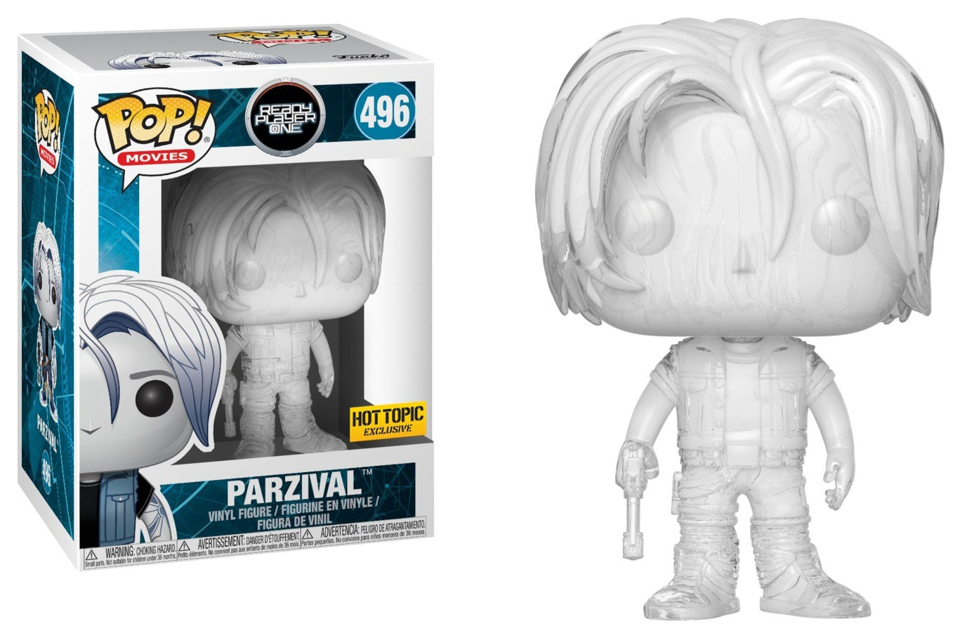 Ready Player One: Parzival (Translucent) (Hot Topic Exclusive) (496) [POP!] - Funko Sealed
