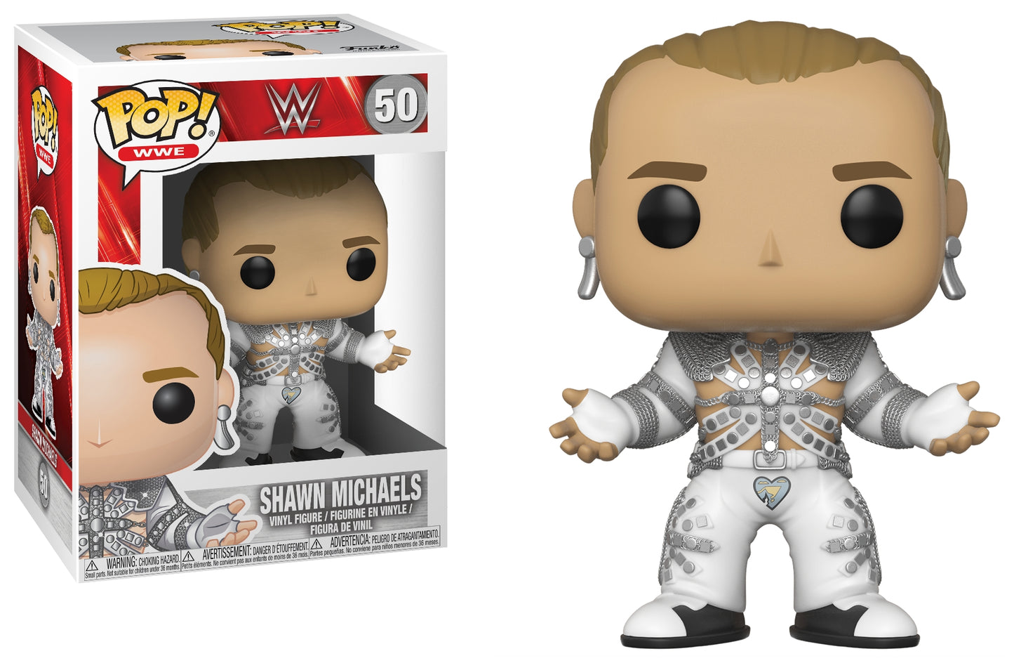 WWE: Shawn Michaels (Wrestle Mania outfit) (50) [POP!] - Funko Sealed