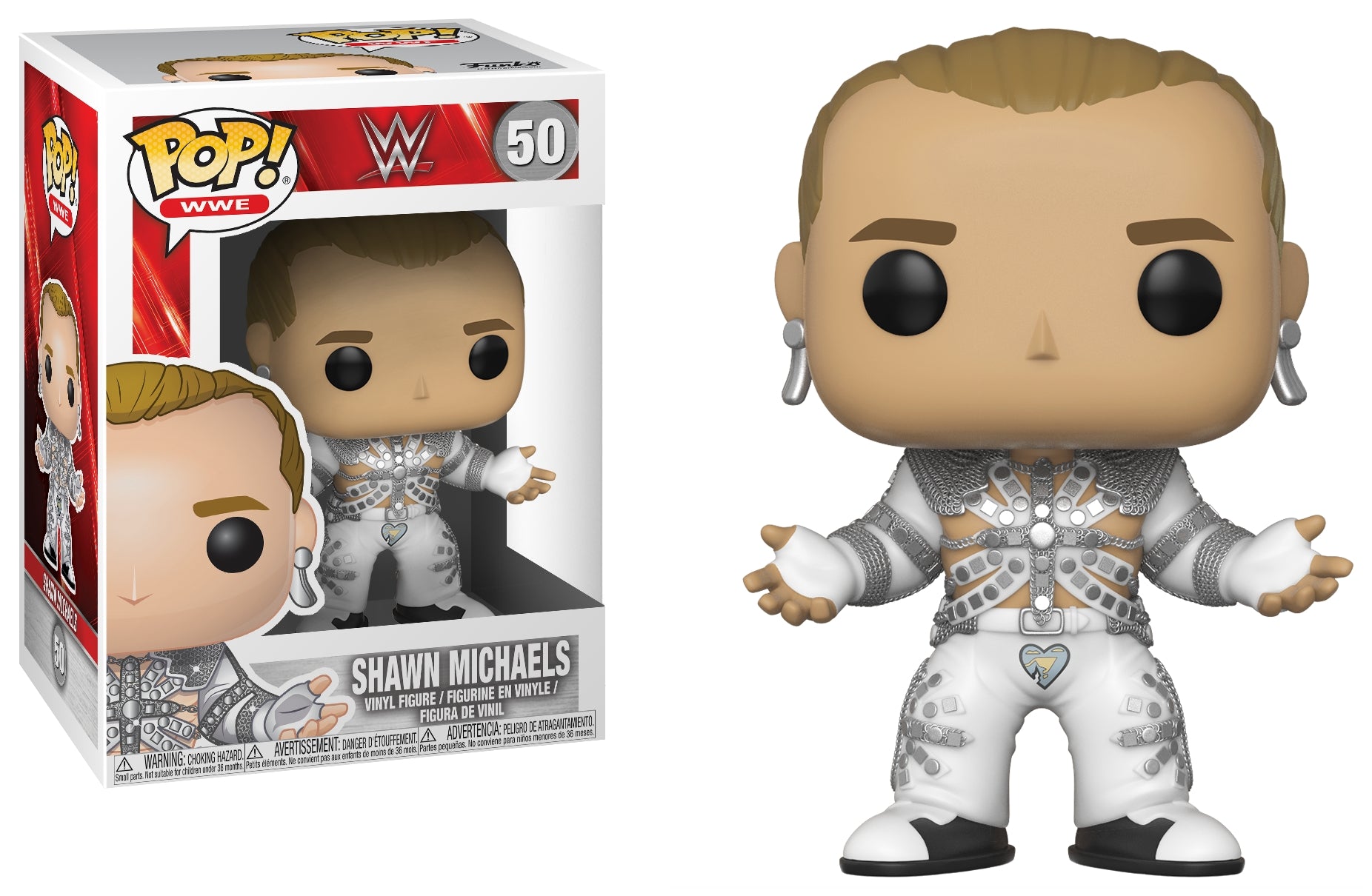 WWE: Shawn Michaels (Wrestle Mania outfit) (50) [POP!] - Funko Sealed