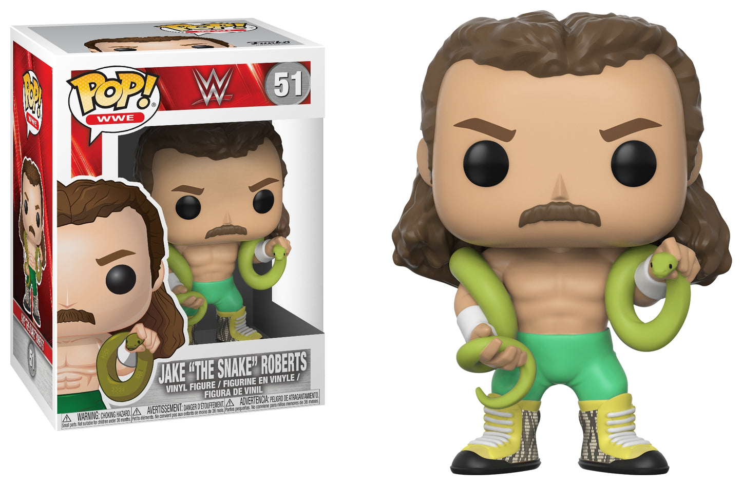 WWE: Jake ’The Snake’ Roberts (51) [POP!] - Funko Sealed