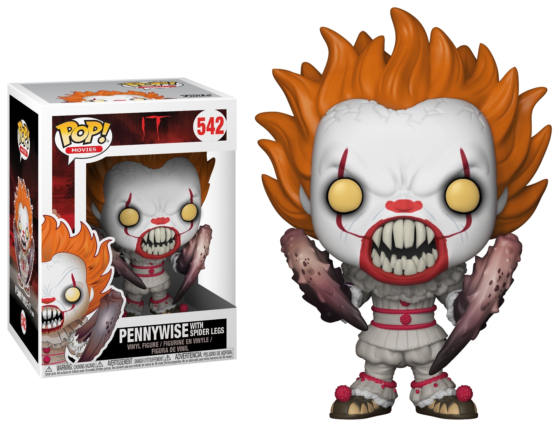 IT: Pennywise with Spider Legs (542) [POP!] - Funko Sealed