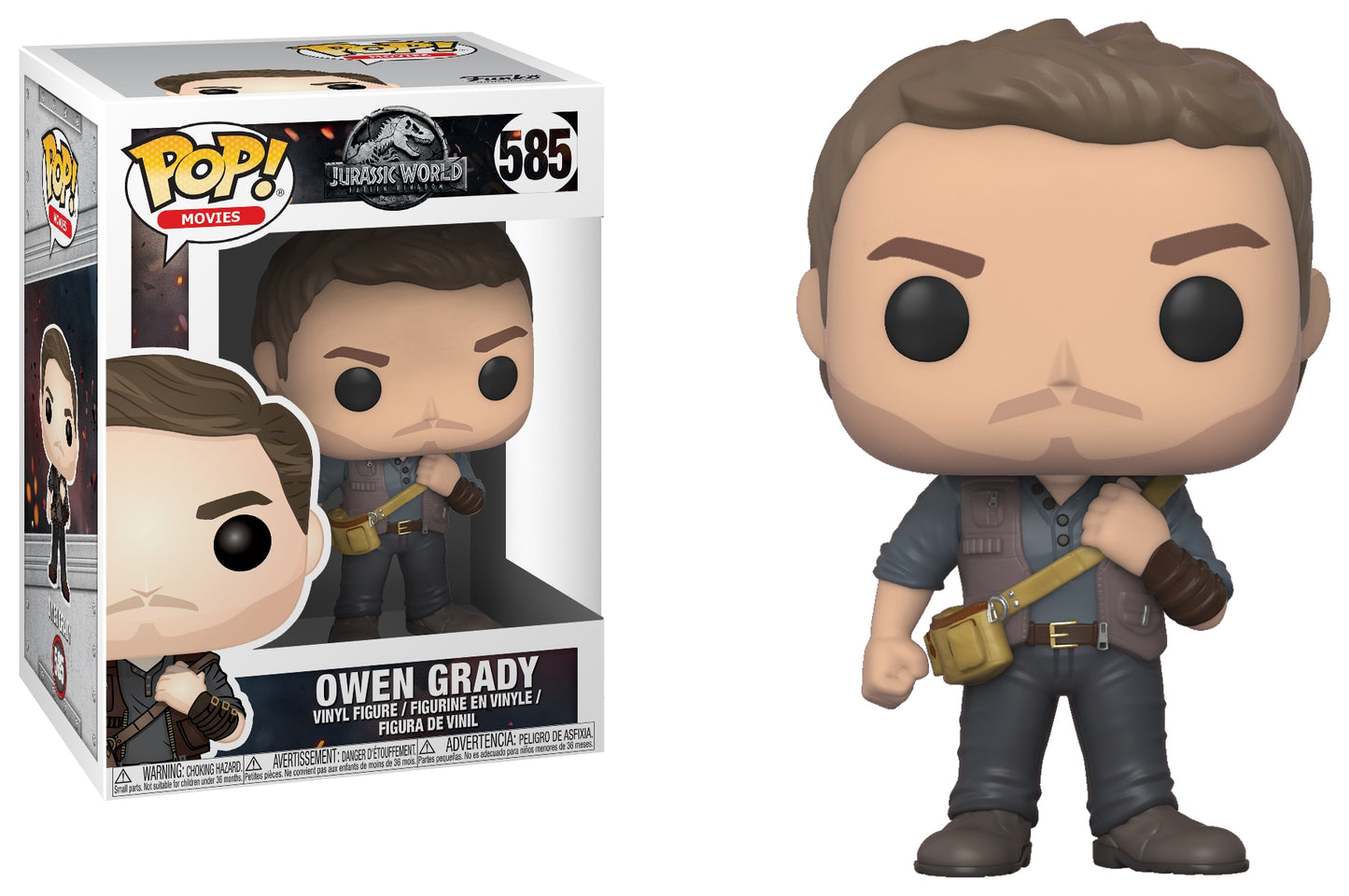Jurassic World 2: Owen Grady (585) [POP!] - Funko Sealed