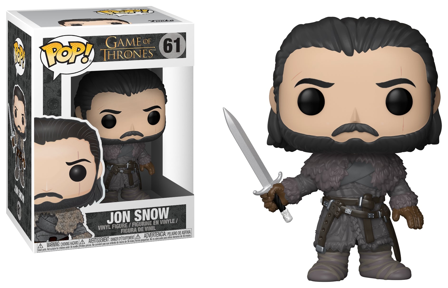 Game of Thrones: Jon Snow (61) [POP!] - Funko Sealed