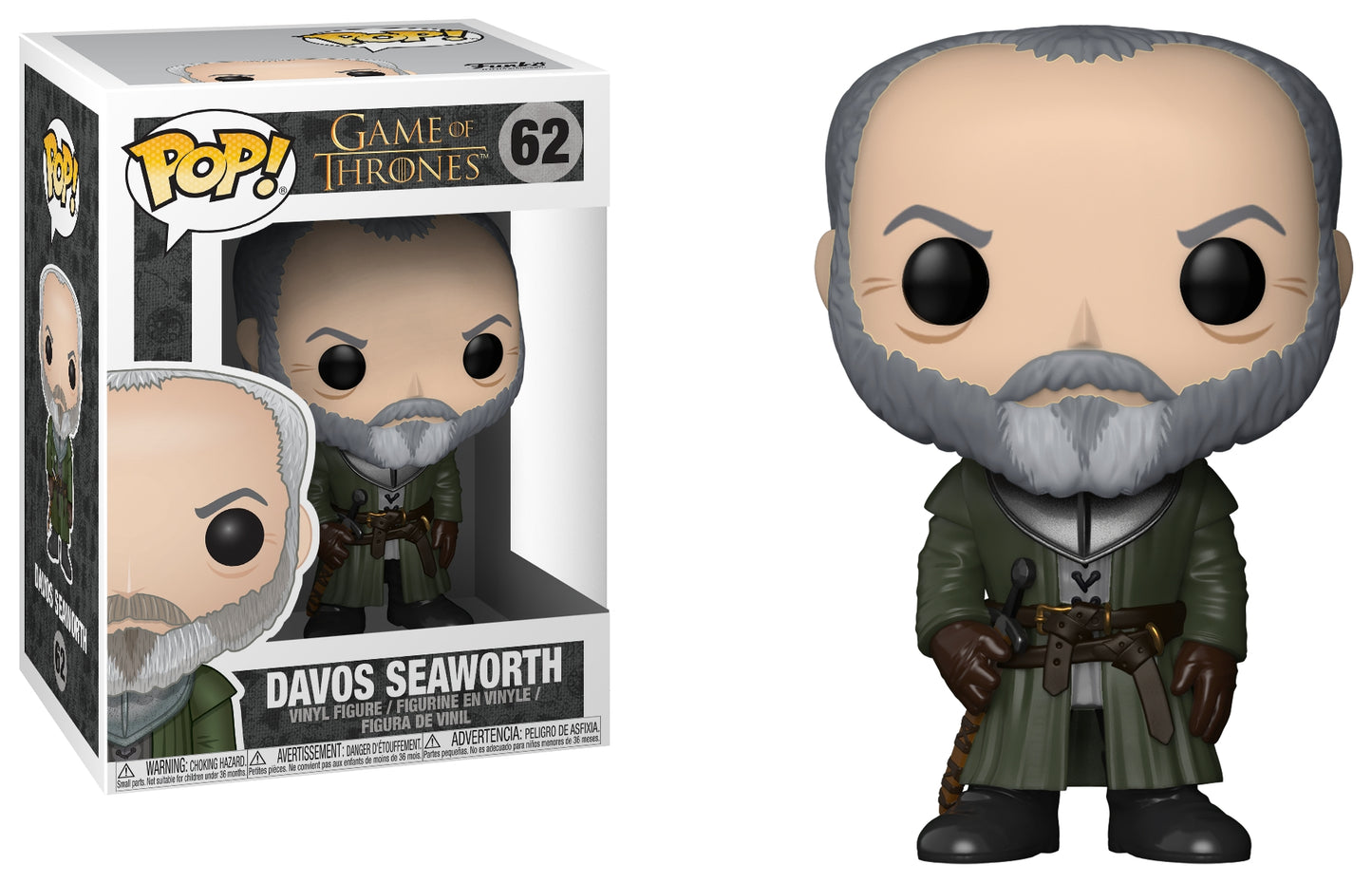 Game of Thrones: Davos Seaworth (62) [POP!] - Funko Sealed