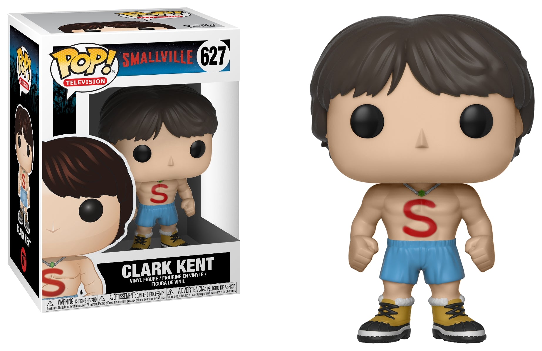 Smallville: Clark Kent (Shirtless) (627) [POP!] - Funko Sealed