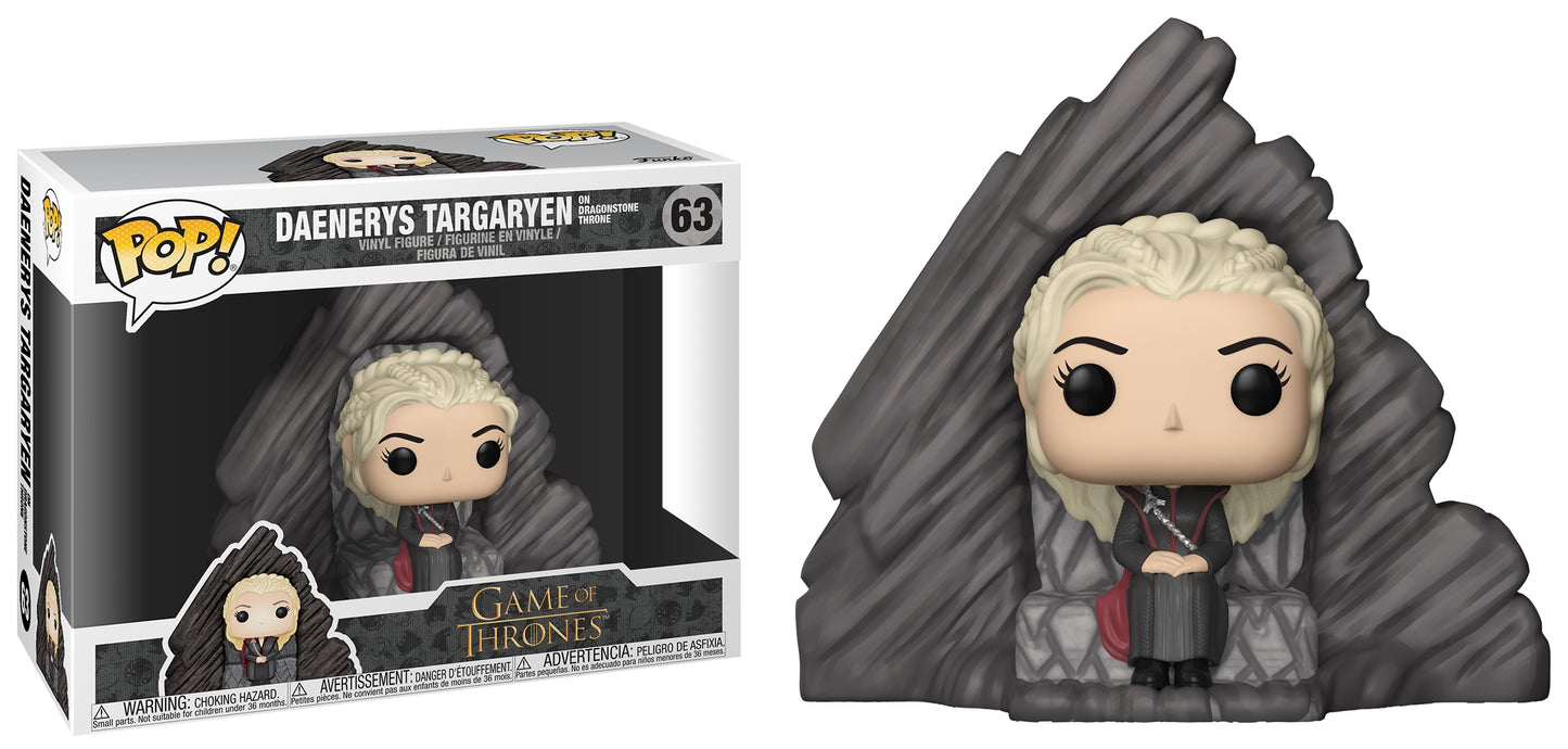 Game of Thrones: Daenerys Targaryen on Dragonstone Throne (63) [POP!] - Funko Sealed