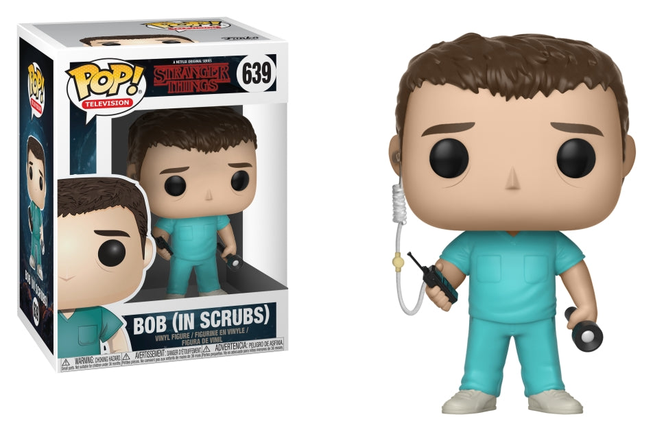 Stranger Things: Bob (in Scrubs) (639) [POP!] - Funko Sealed