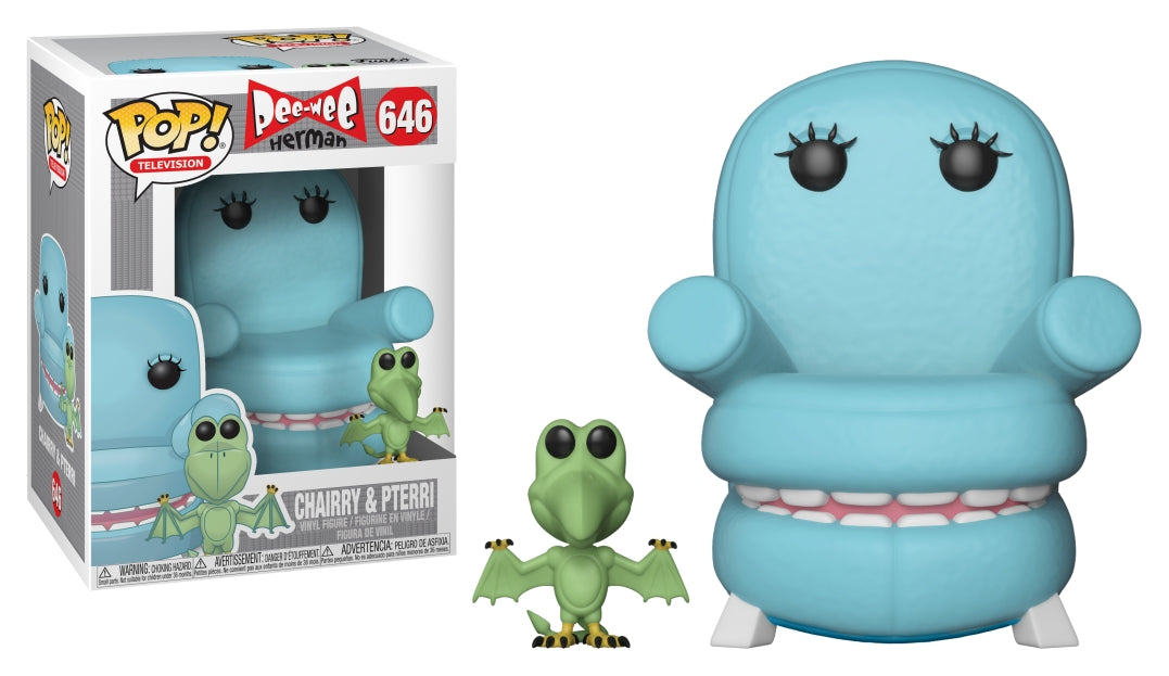 Pee-wee’s Playhouse: Chairry & Pterri (646) [POP!] - Funko Sealed