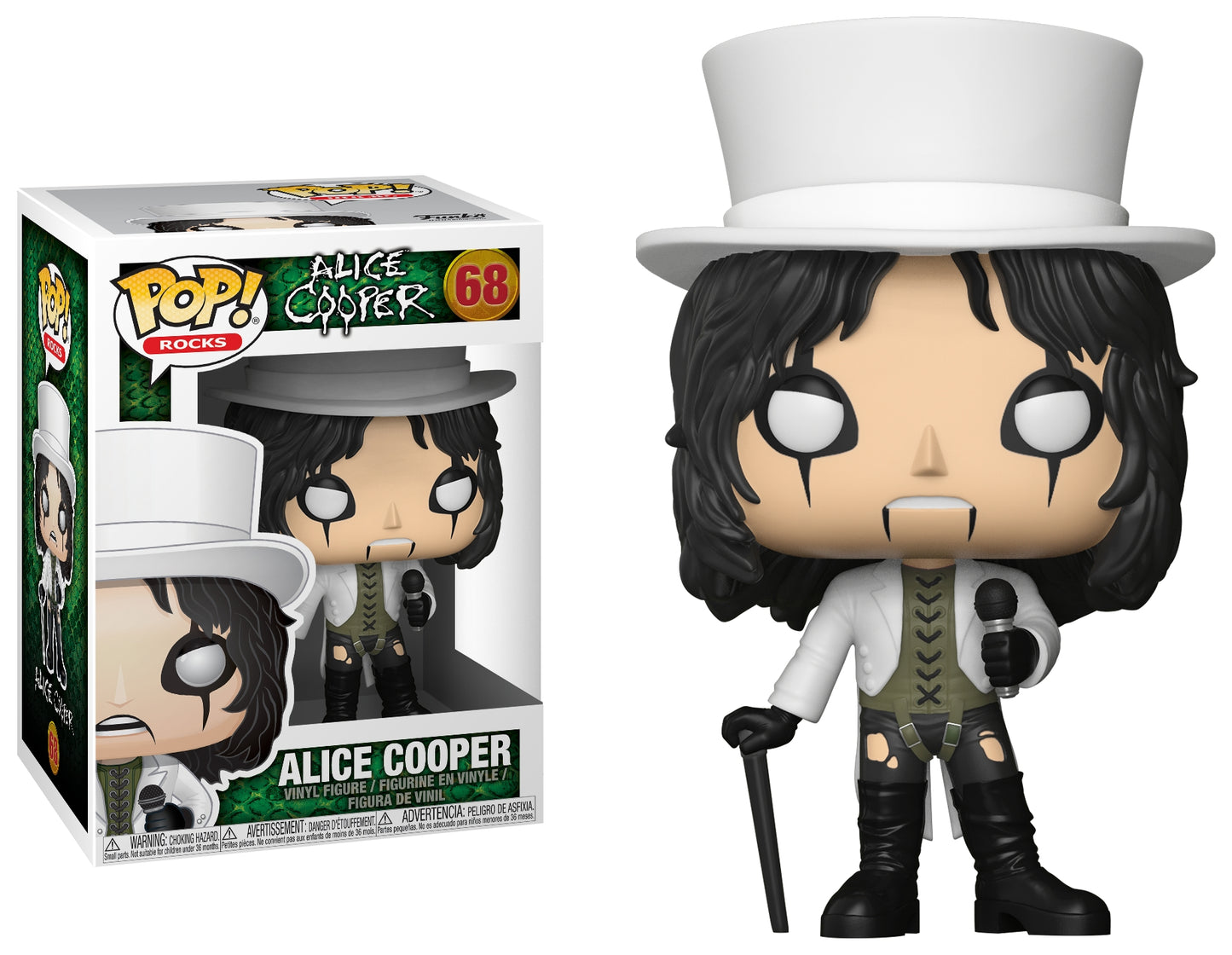 Rocks: Alice Cooper (White Suit) (68) [POP!] - Funko Sealed