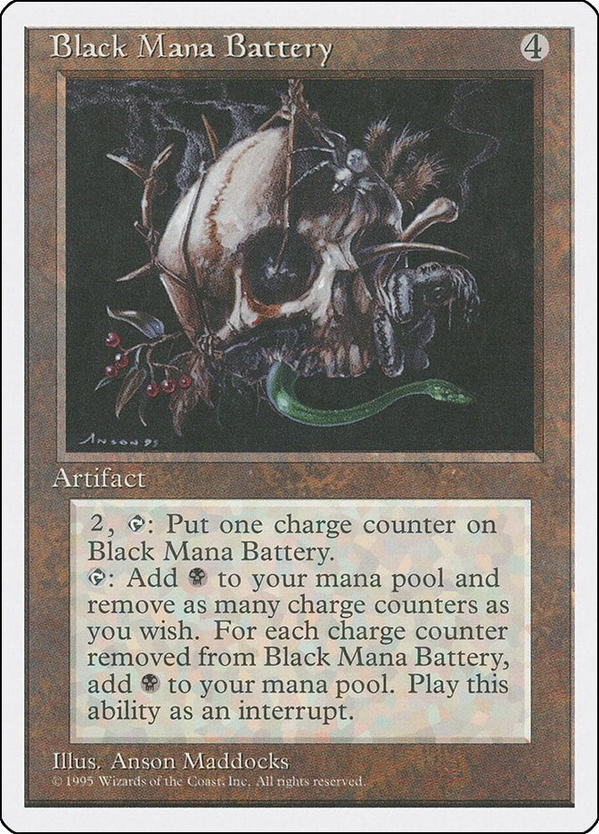 Black Mana Battery [4ED] - MTG Single