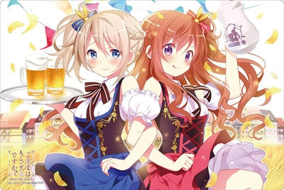 Bushiroad Rubber Mat Collection Vol.128: Is the Order a Rabbit? -Dear My Sister- - Aoyama Blue Mountain & Mocha (128)