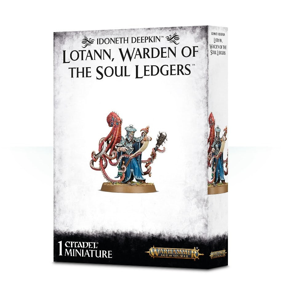 Warhammer: Age of Sigmar - Idoneth Deepkin - Lotann Warden of the Soul Ledgers [PLAS] - Warhammer Box Sets Sealed