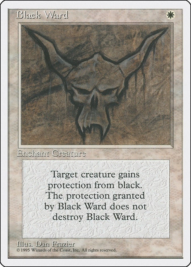Black Ward [4ED] - MTG Single