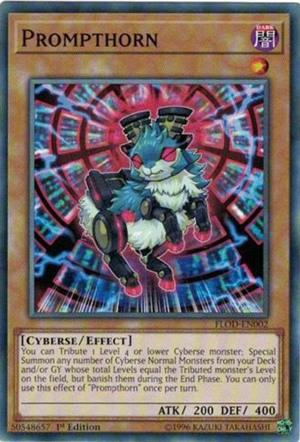 Prompthorn (2) (FLOD) - YuGiOh Single