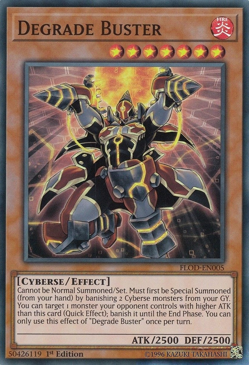 Degrade Buster (5) (FLOD) - YuGiOh Single