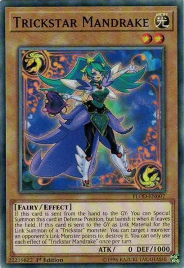 Trickstar Mandrake (7) (FLOD) - YuGiOh Single