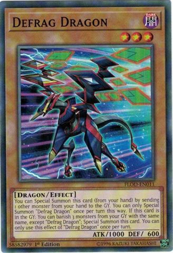 Defrag Dragon (11) (FLOD) - YuGiOh Single