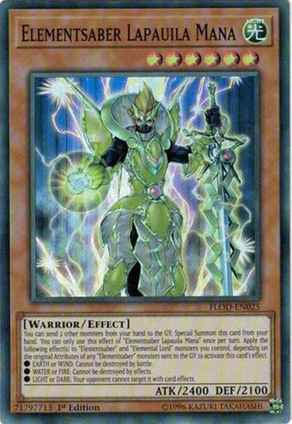 Elementsaber Lapauila Mana (25) (FLOD) - YuGiOh Single