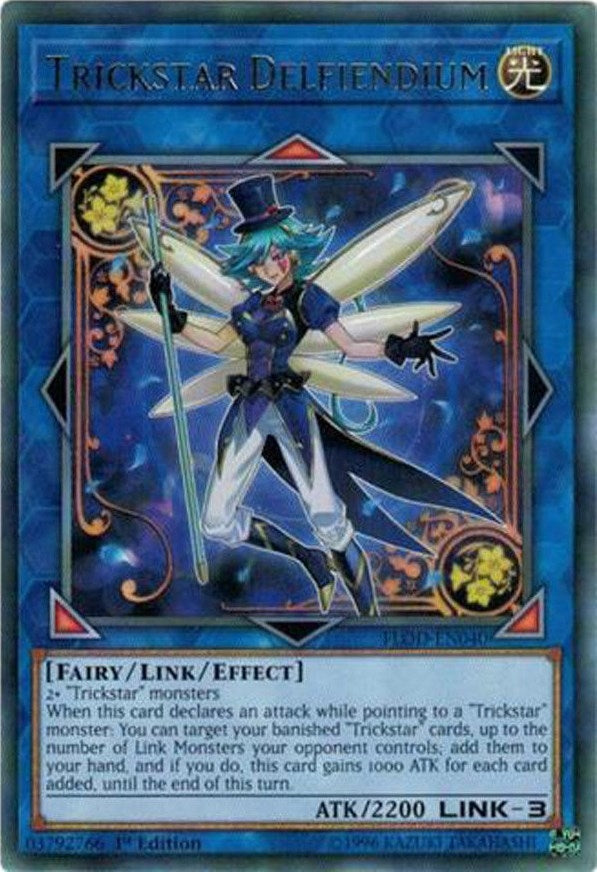 Trickstar Delfiendium (40) (FLOD) - YuGiOh Single