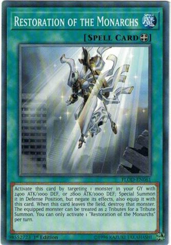 Restoration of the Monarchs (61) (FLOD) - YuGiOh Single