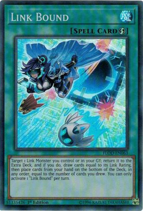 Link Bound (63) (FLOD) - YuGiOh Single
