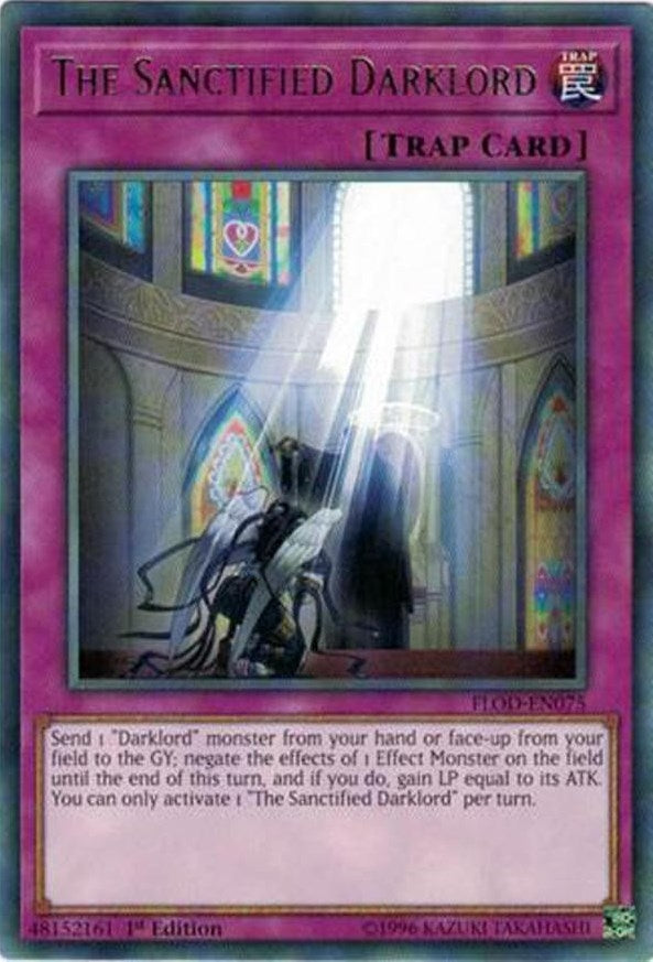 The Sanctified Darklord (75) (FLOD) - YuGiOh Single