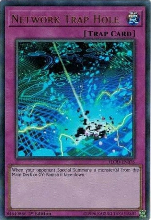 Network Trap Hole (76) (FLOD) - YuGiOh Single