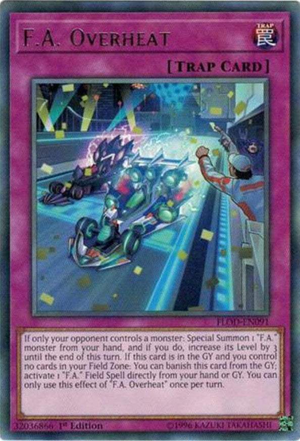 F.A. Overheat (91) (FLOD) - YuGiOh Single