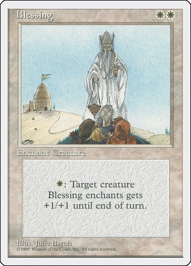 Blessing [4ED] - MTG Single
