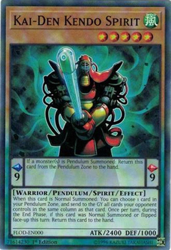 Kai-Den Kendo Spirit (0) (FLOD) - YuGiOh Single