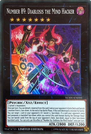 Number 89: Diablosis the Mind Hacker (10) - YuGiOh Single