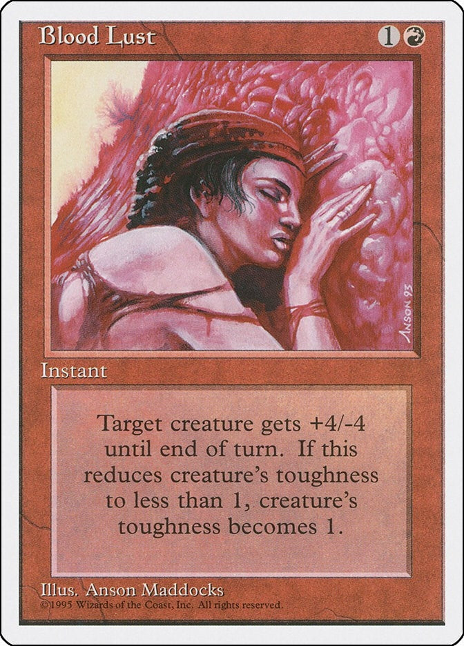 Blood Lust [4ED] - MTG Single