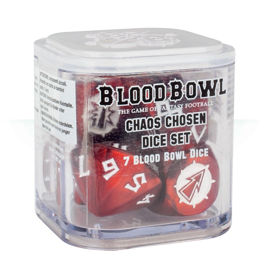 Blood Bowl: Chaos Chosen Dice Set (7-Pack) [ACCS] - Warhammer Game Accessories Sealed