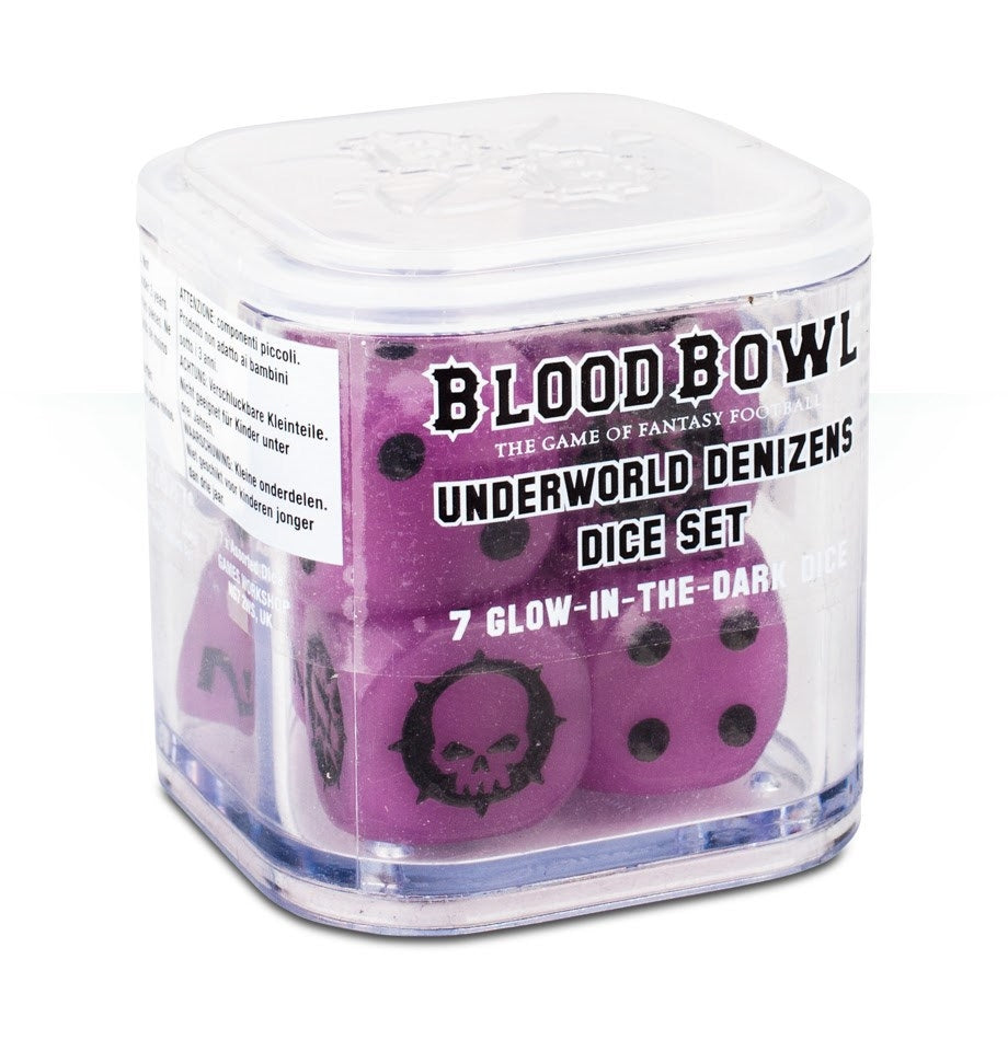 Blood Bowl: Underworld Denizens Dice Set (7-Pack) [ACCS] - Warhammer Game Accessories Sealed