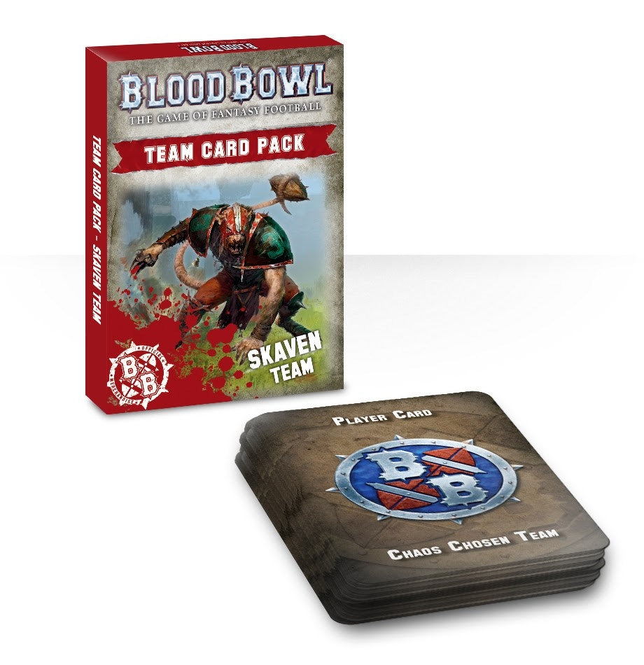 Blood Bowl: Skaven Team Card Pack [ACCS] - Warhammer Game Accessories Sealed