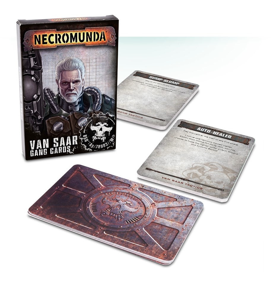 Necromunda: Van Saar Gang Cards [ACCS] - Warhammer Game Accessories Sealed