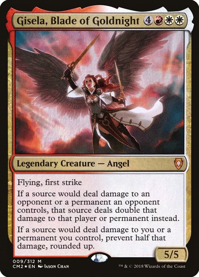 Gisela Blade of Goldnight (9) [CM2] - MTG Single
