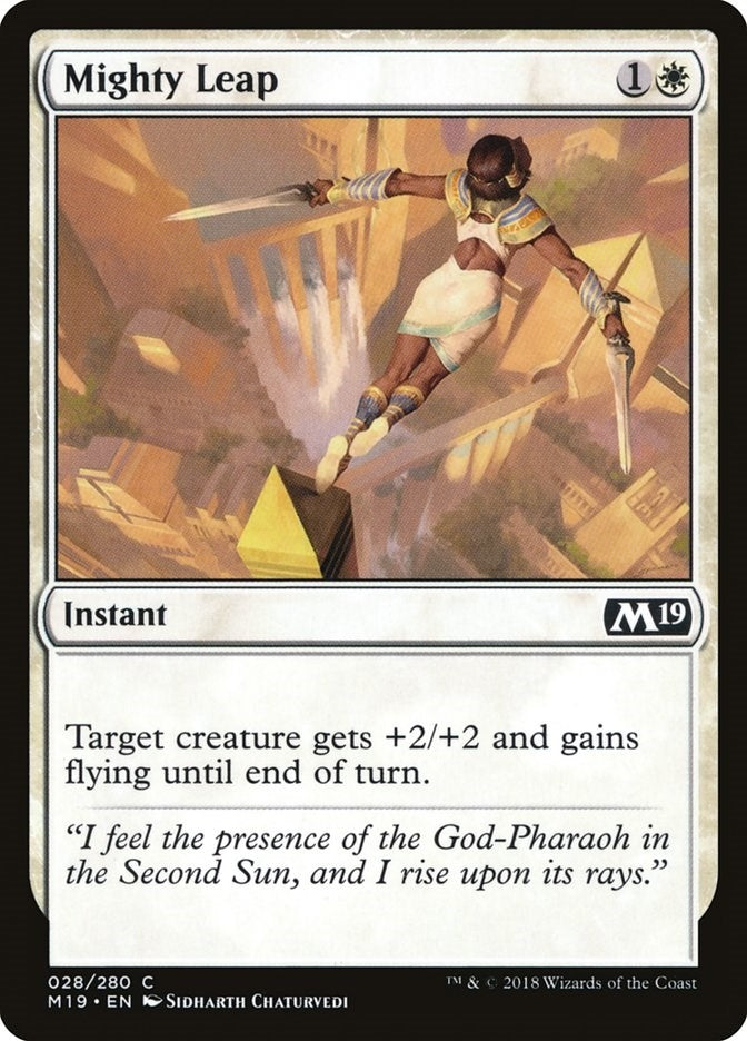 Mighty Leap (28) [M19] - MTG Single