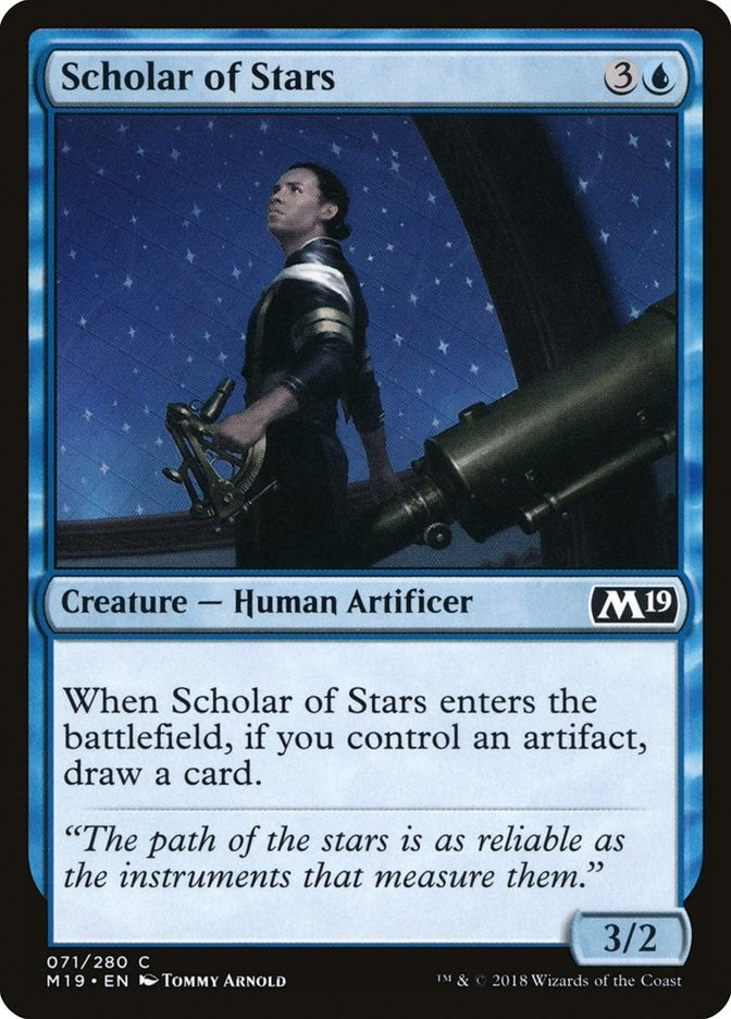 Scholar of Stars (71) [M19] - MTG Single