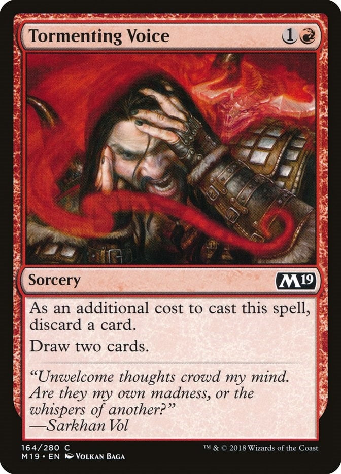 Tormenting Voice (164) [M19] - MTG Single