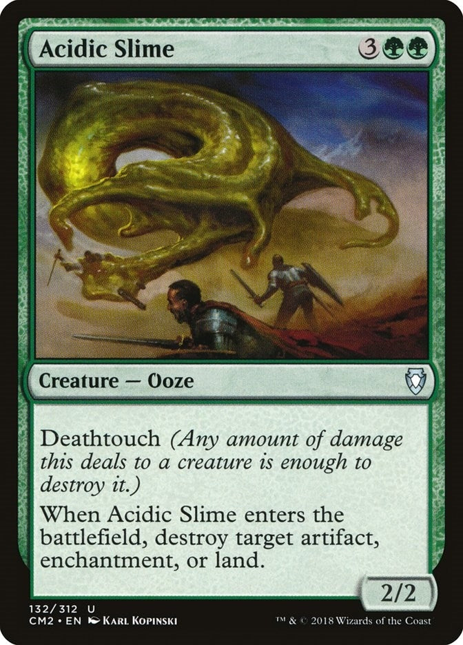 Acidic Slime (132) [CM2] - MTG Single