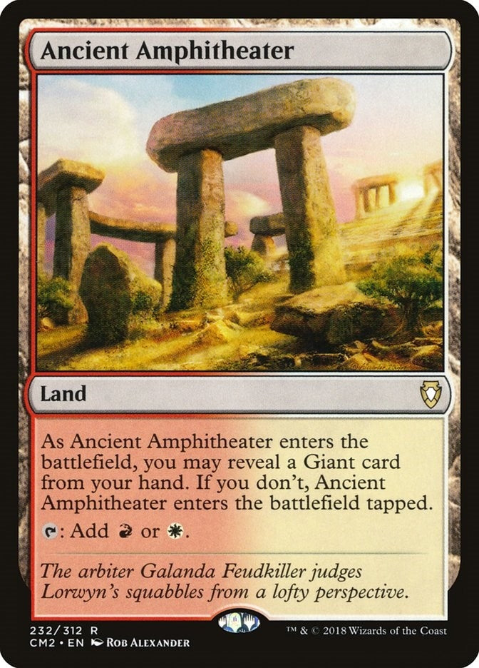 Ancient Amphitheater (232) [CM2] - MTG Single