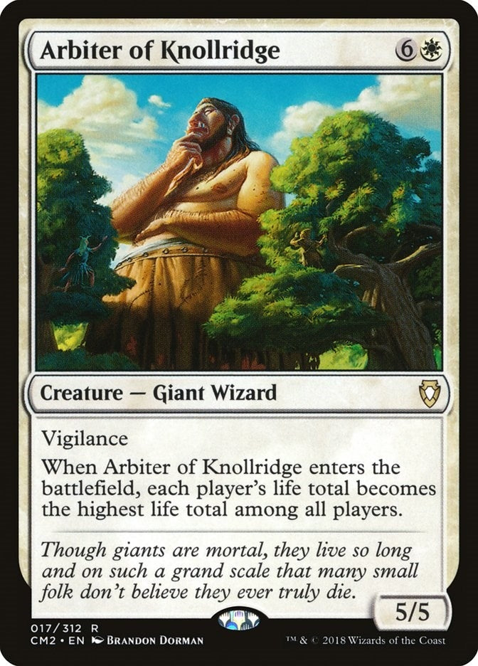 Arbiter of Knollridge (17) [CM2] - MTG Single